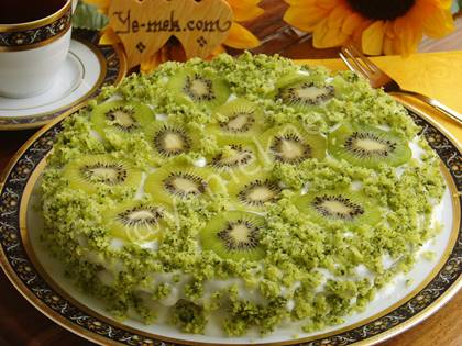 Ispanaklı Kivili Pasta